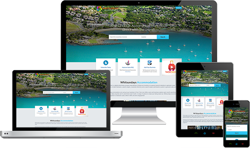 Whitsundays Accommodation displayed beautifully on multiple devices